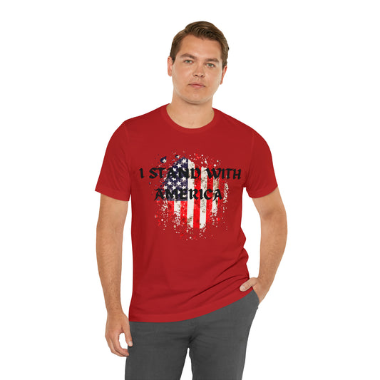 "America" Jersey Short Sleeve T-Shirt